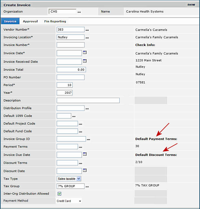 Creating Manual Invoices